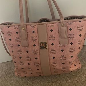 Pink MCM bag